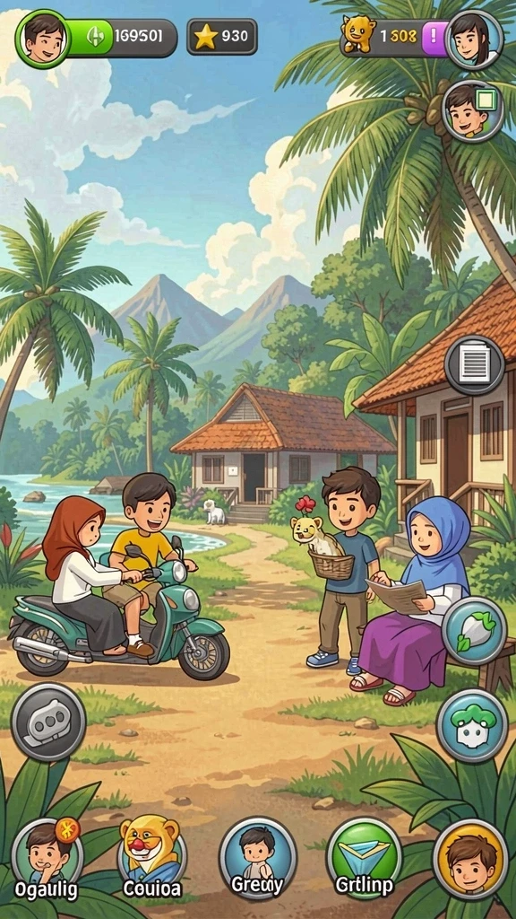daya138 - Screenshot menampilkan pilihan karakter yang beragam.