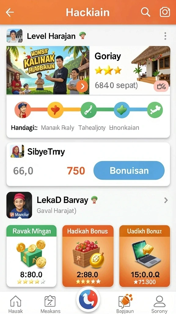 giga33 - Tangkapan layar menampilkan grafik yang memukau dan menarik.