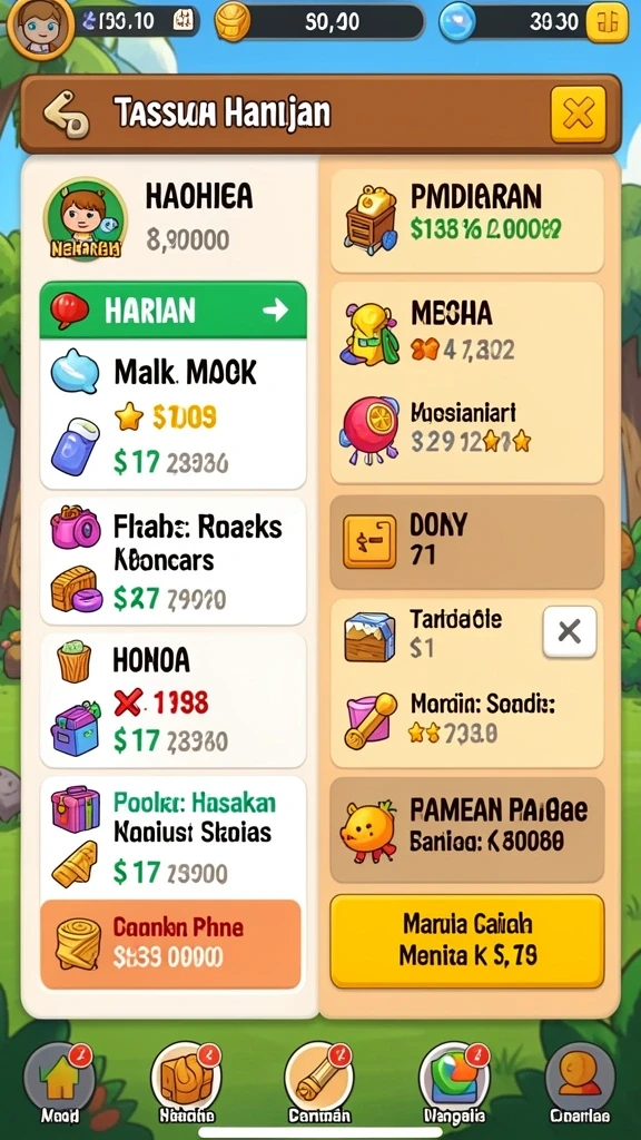grabwin - Fitur sosial yang memungkinkan interaksi antar pemain.