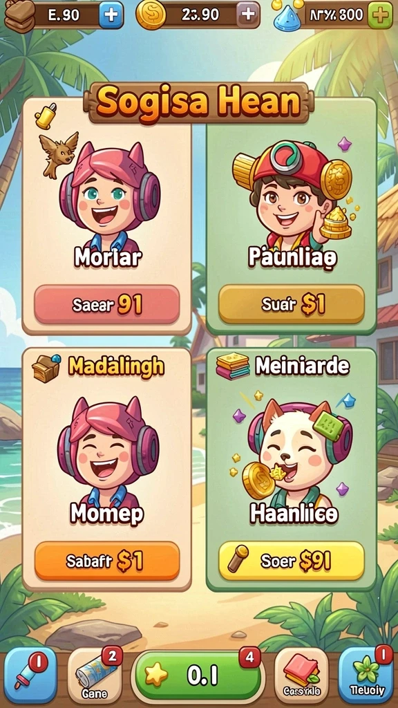idagame - Tampilan antarmuka pengguna yang intuitif dan menarik.