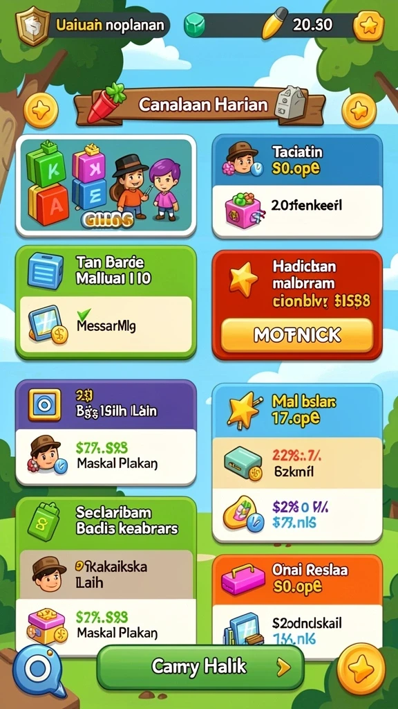 pc777 - Tampilan utama aplikasi PC777 yang menarik.