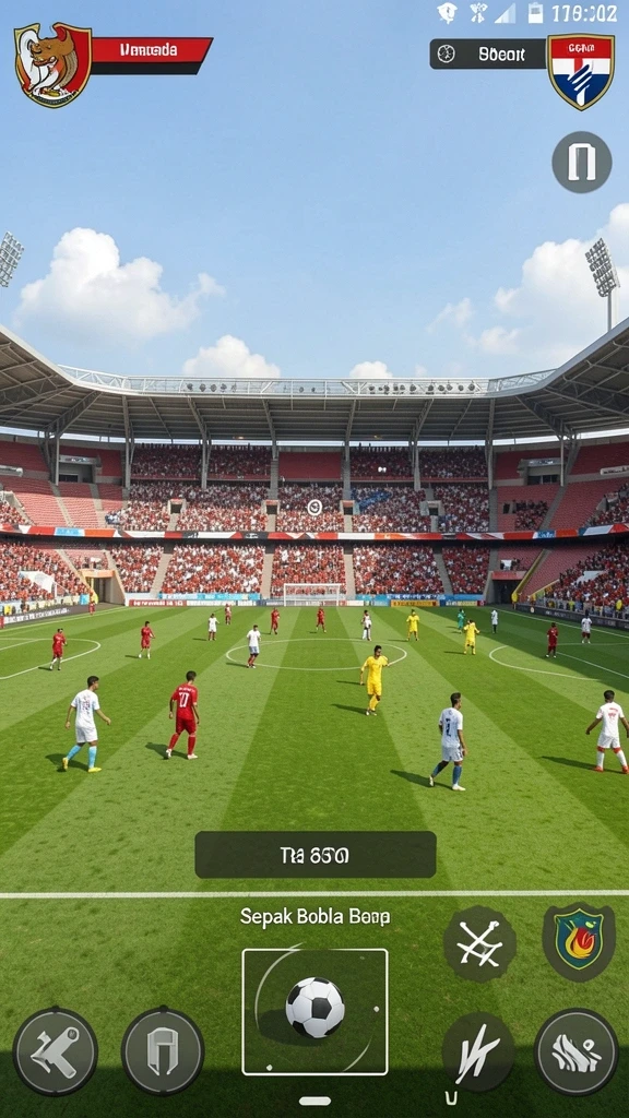 tar555 - Screenshot dari level pertama yang menampilkan grafis menawan.