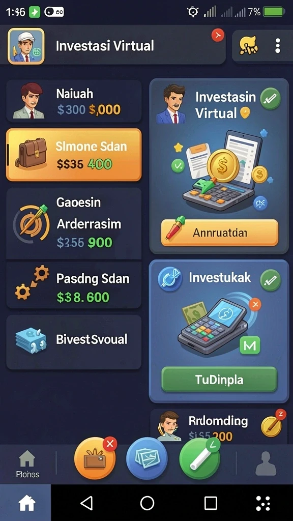 virus88 - Tampilan antarmuka permainan yang menarik.